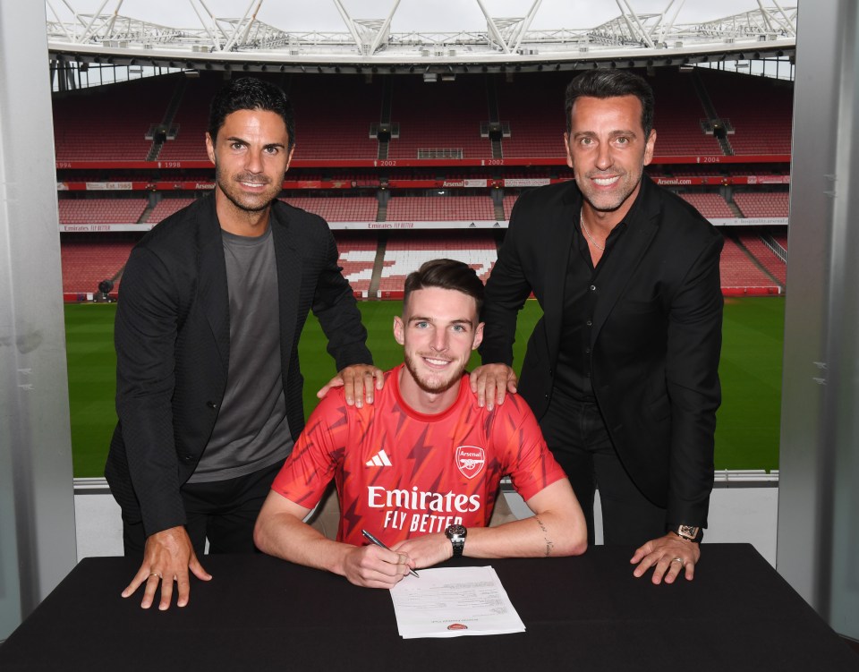 Declan Rice was Arsenal's star signing last summer