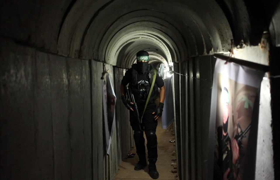 Hamas tunnels under Gaza in 2016