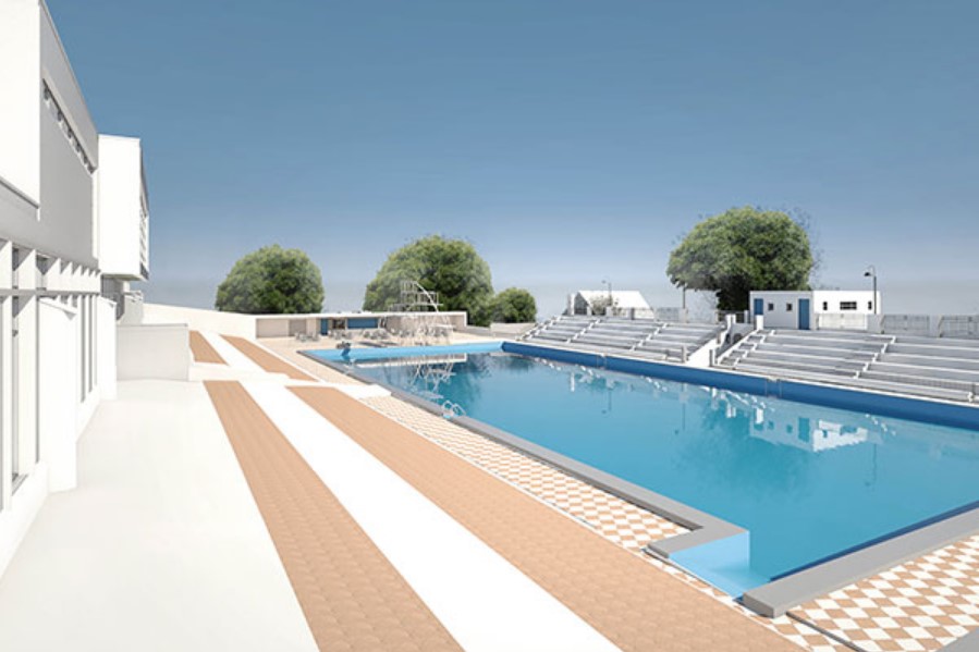 The new lido aims to recapture the original character of the old pool