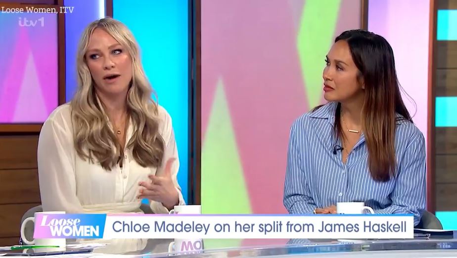 Chloe was appearing on Loose Women