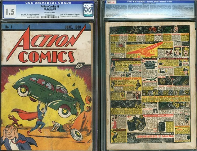 David sold the vintage comic for a whopping £138,000