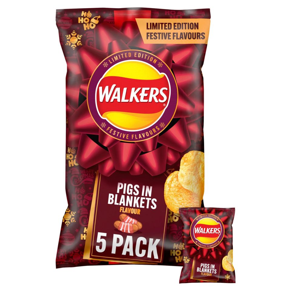 The pigs in blankets flavour was a limited edition Christmas flavour