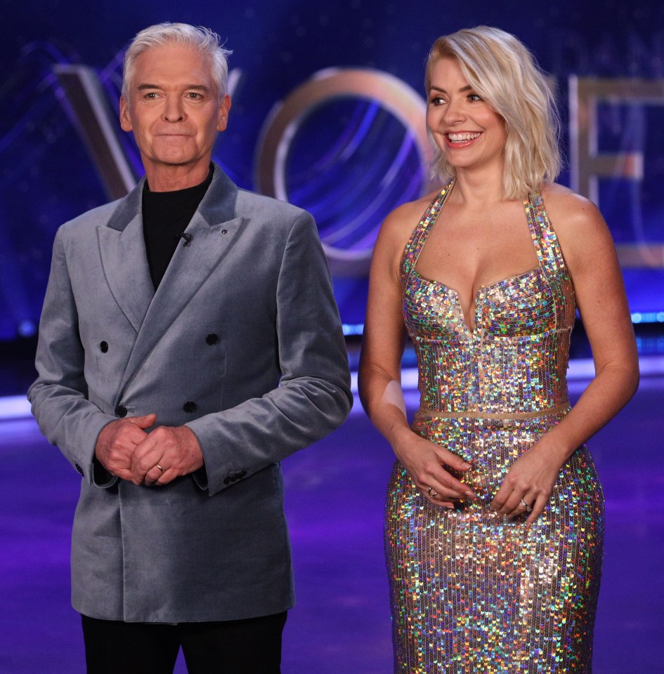 She previously hosted the primetime skating show with Phillip Schofield