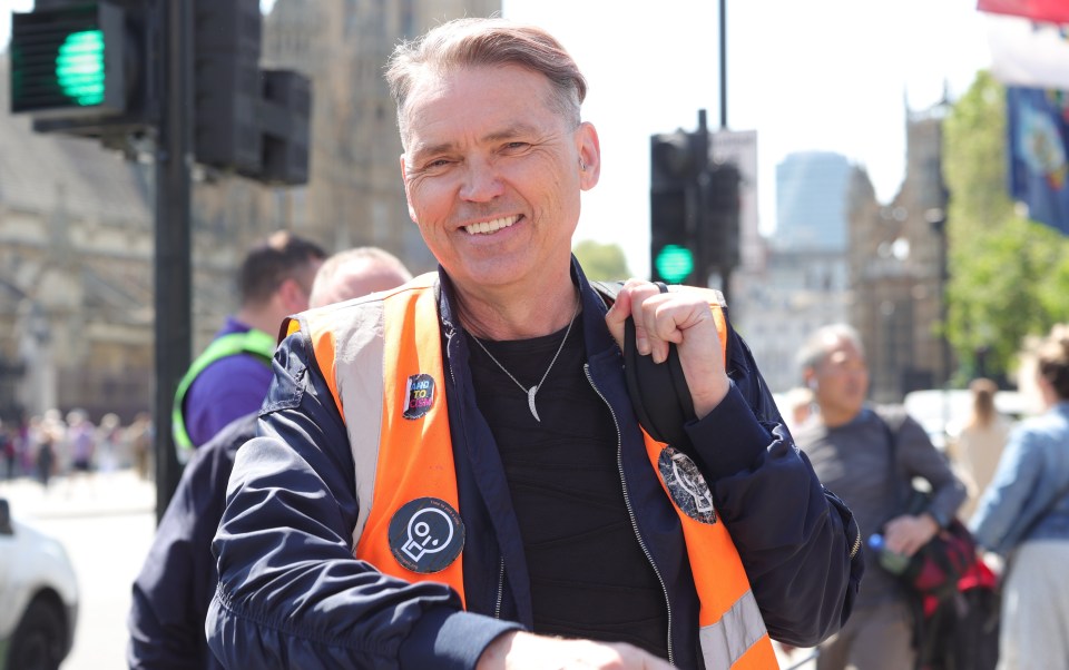 Forest Green Rovers owner Dale VInce on a Just Stop OIl protest