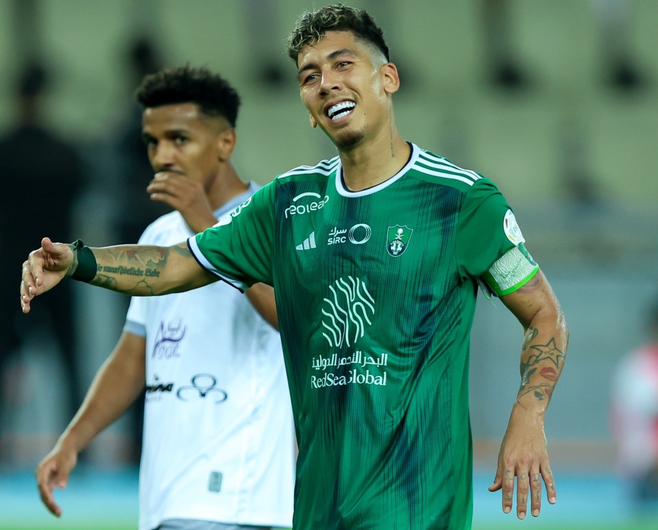 Roberto Firmino has endured a nightmare spell at Al-Ahli