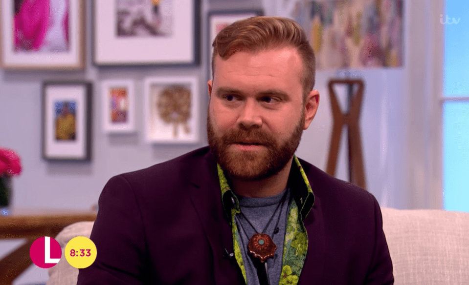 Daniel pictured in 2016 on ITV's Lorraine