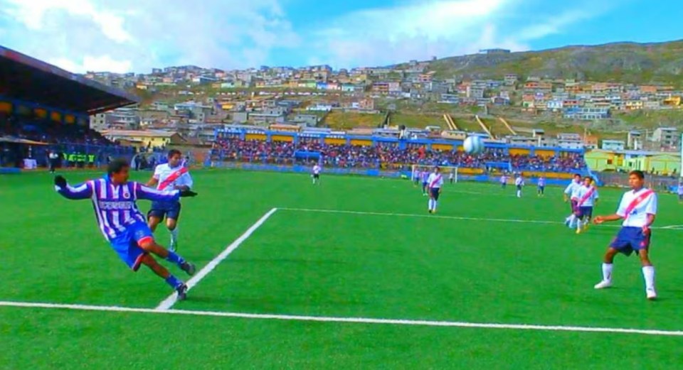 The world’s highest football stadium is Peru’s Daniel Alcides Carrión Stadium as it sits at 4,378m above sea level