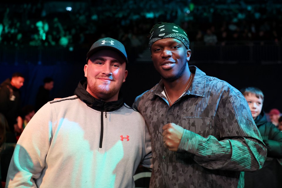 Littler was spotted at Misfits boxing and posed with KSI