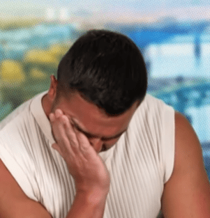 James Tindale breaks down as she speaks about his late dad on Geordie Shore