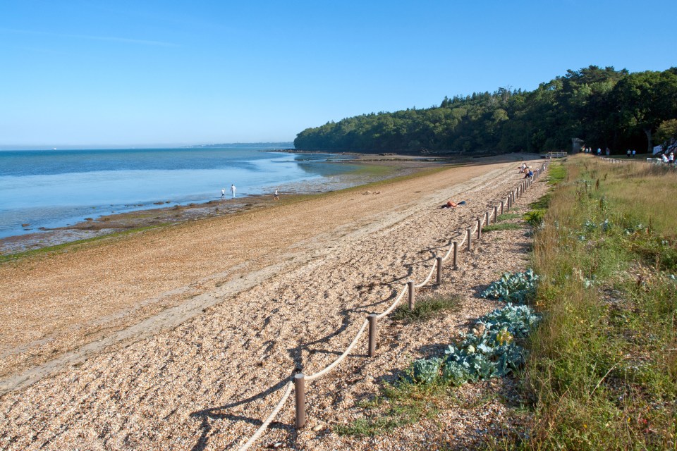 The retreat boasts its own private beach