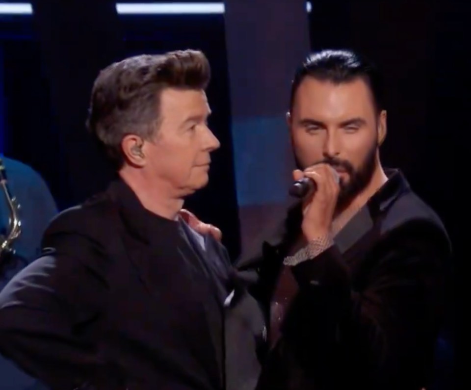 Rylan and Rick were among the performers before last night's fireworks