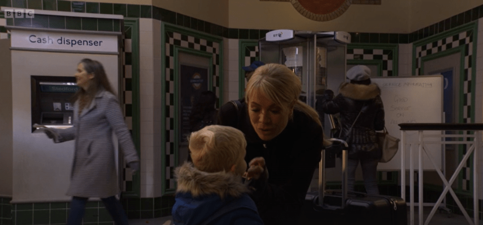 Sharon was fleeing the Square for Australia where Michelle Fowler lives