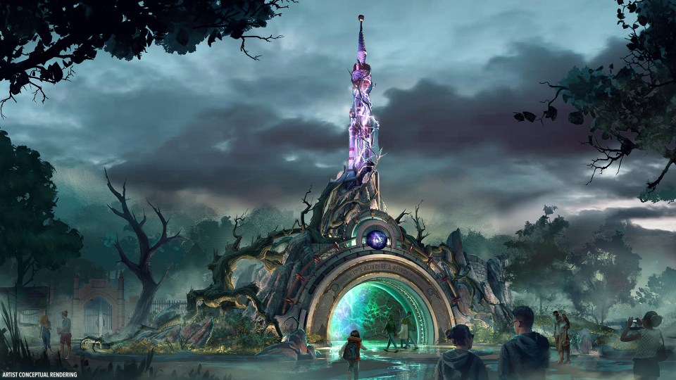 Each portal in Celestial Park will be themed for each world