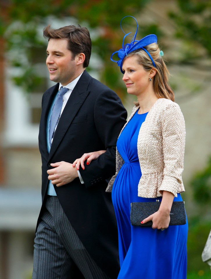 Hannah Carter (right) was named godmother to Prince Louis