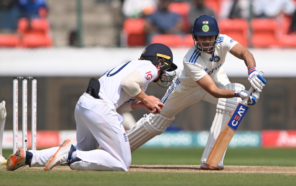 Hartley dismissed India dangerman Shubman Gill for a duck