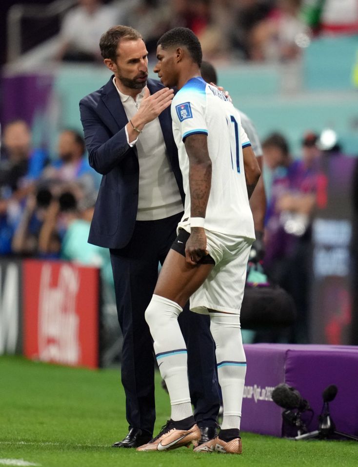 Gareth Southgate will be considering whether to take Rashford to Euro 2024