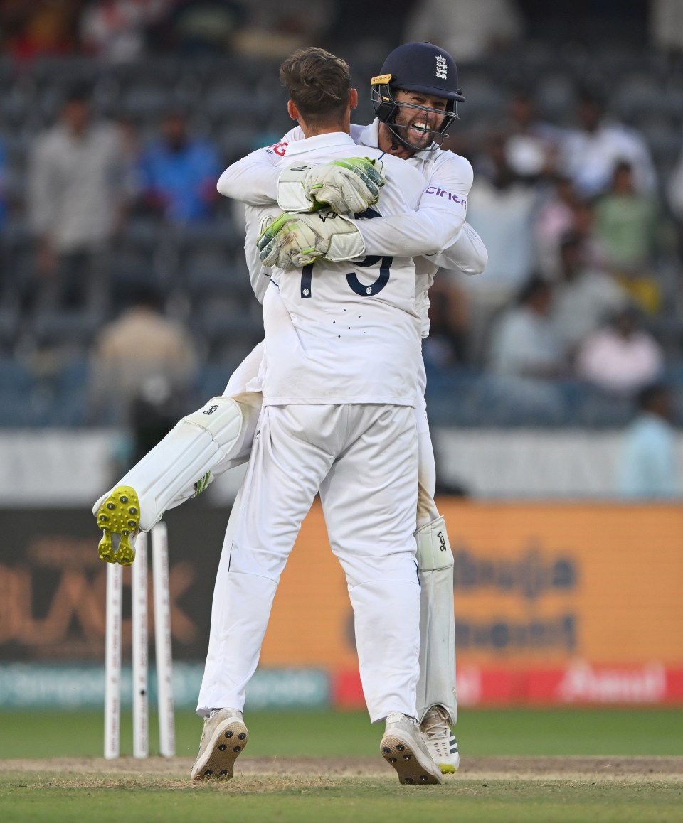 Ben Foakes made two stumpings including the winning wicket