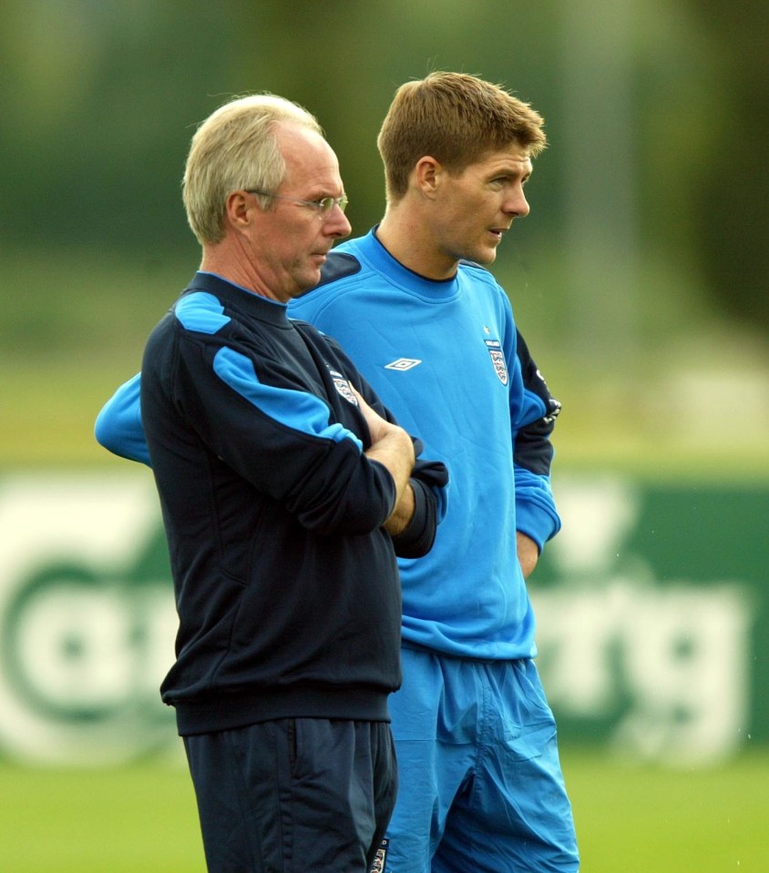 Sven-Goran Eriksson managed England between 2001 and 2006