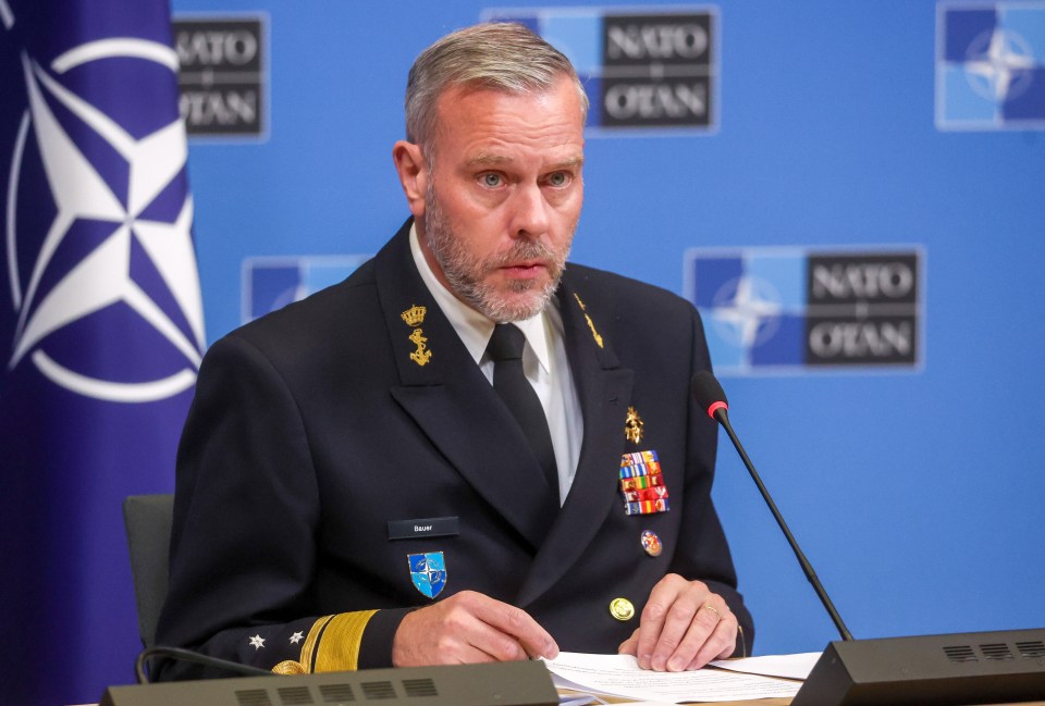 Chair of the Nato Military Committee Admiral Rob Bauer