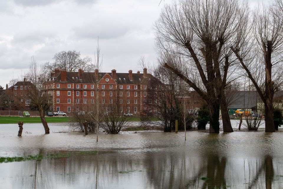 Pupils at posh Eton College have been told to stay at home because its sewers have flooded