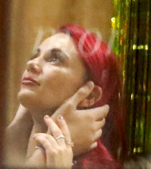 The ex-EastEnders star appears to hold Dianne