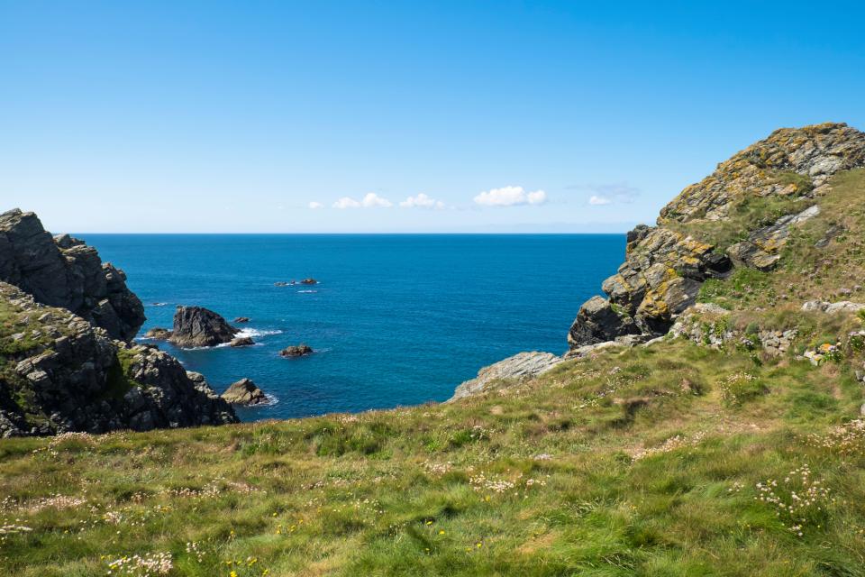 The tarmac fiend also flew past Lizard Point in Cornwall, the UK's most southerly point