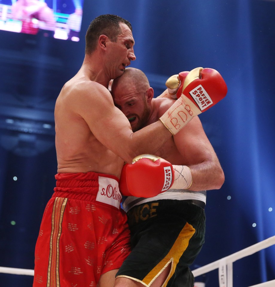 Wladimir Klitschko was beaten by Fury in 2015