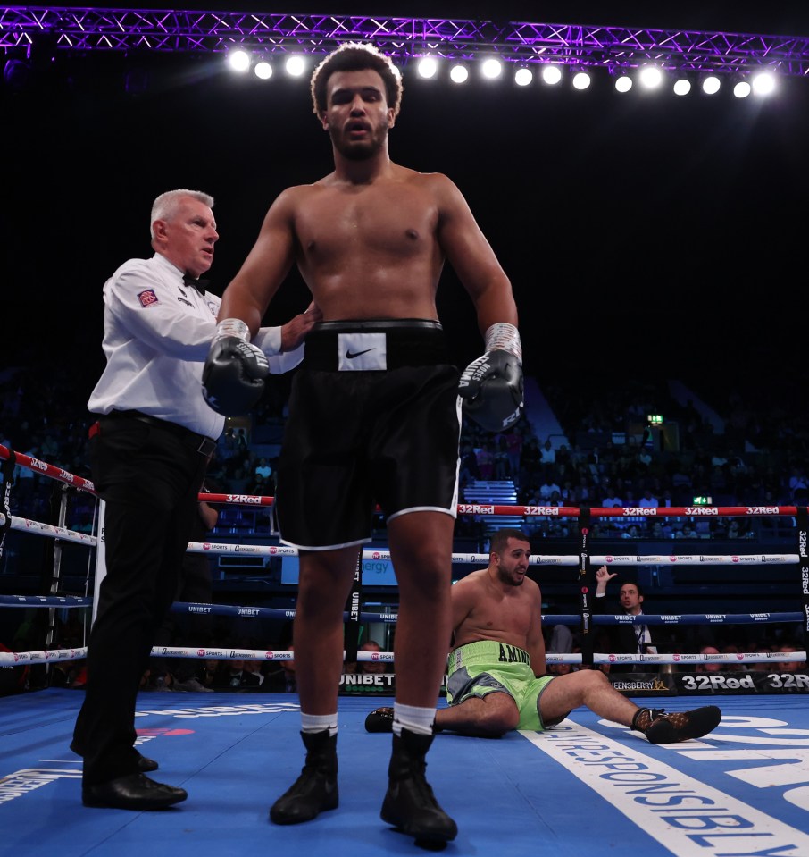 The 19-year-old has blasted through all seven of his professional opponents