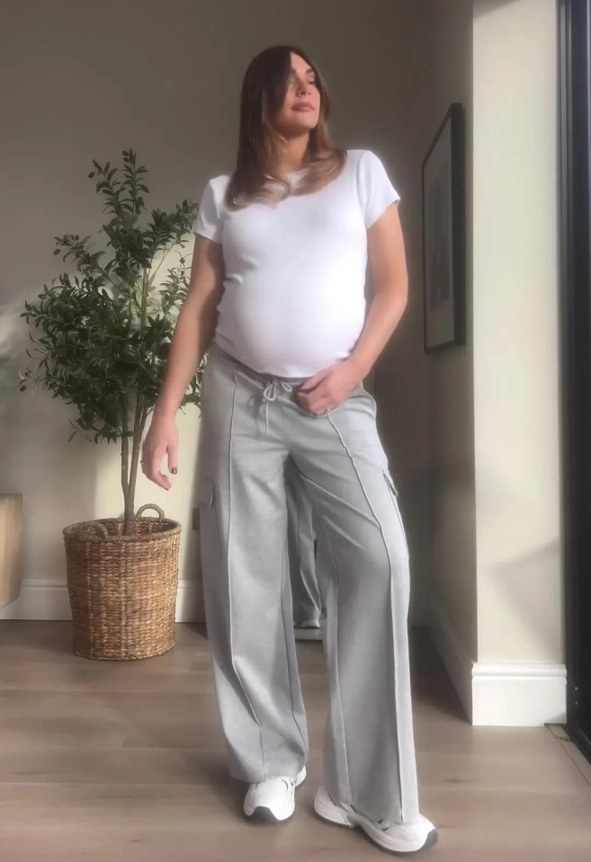 Fashion influencer Lucy styled M&S’ Ponte Utility Wide Leg Trousers