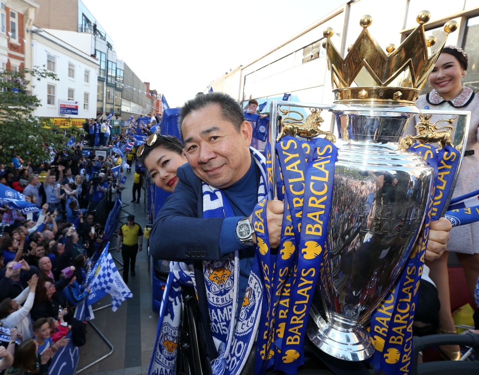 Banners mocking the death of former Leicester owner Vichai Srivaddhanaprabha had to today be removed from the M69