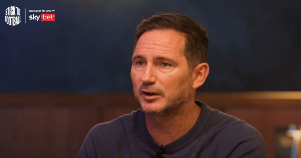 Frank Lampard has revealed his daughter sends him memes of his change in facial expressions in interviews