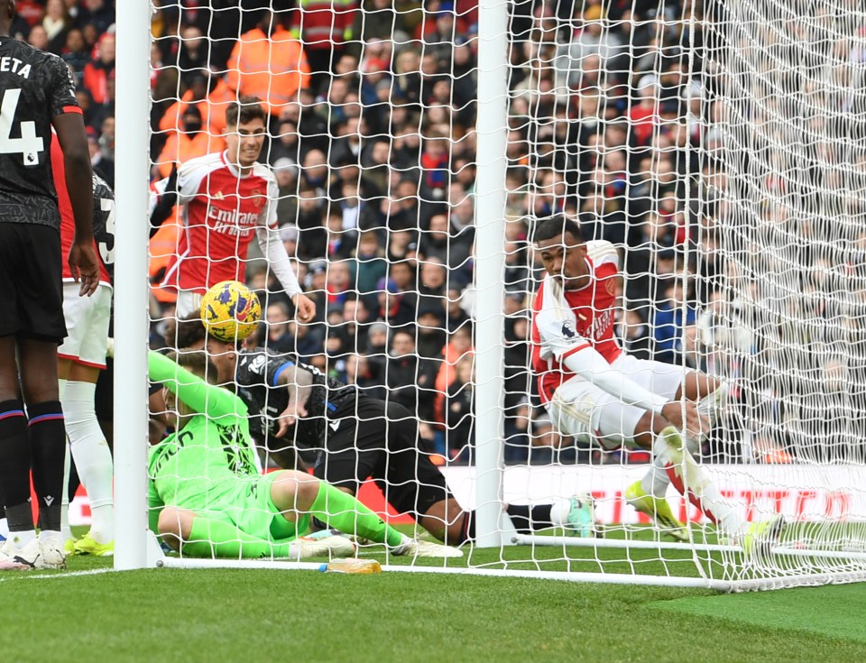 Gabriel looked like he'd score from every corner