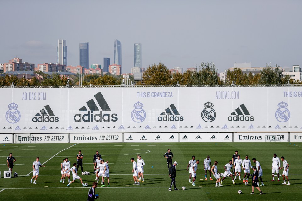 The drivers will race next to Real Madrid's training base