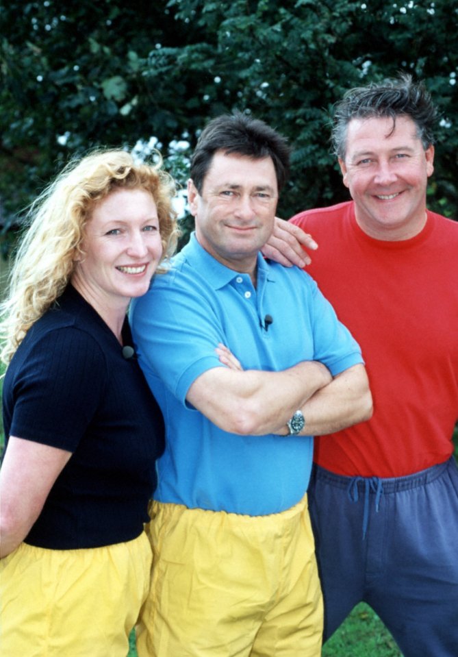 Charlie, Alan and Tommy pictured in 2001