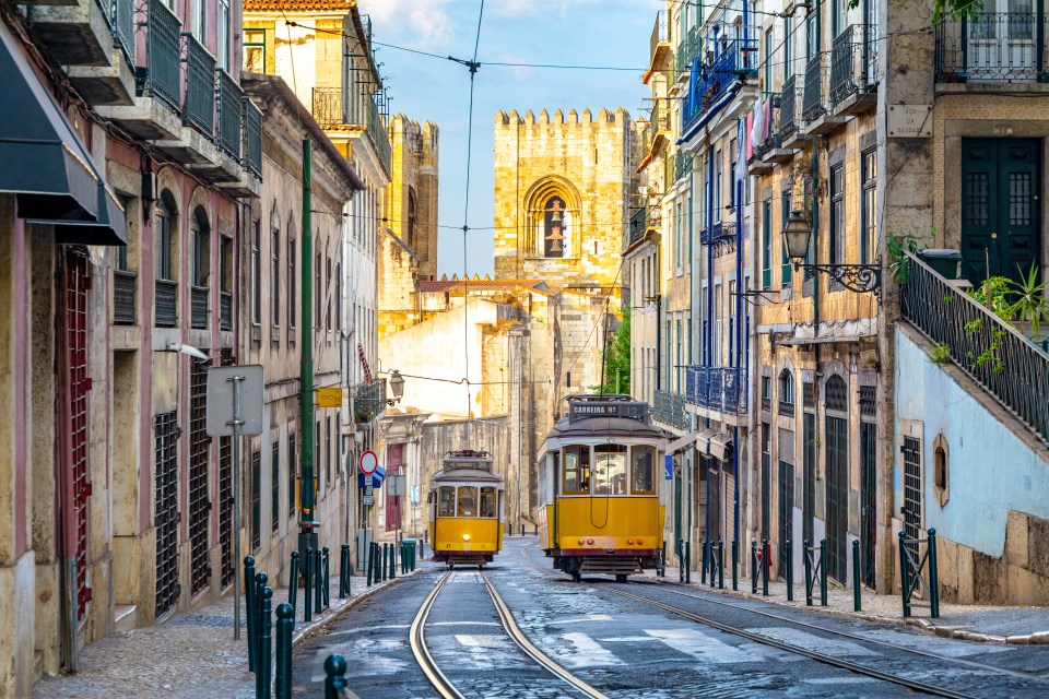 Take a tram ride in Lisbon, Portugal