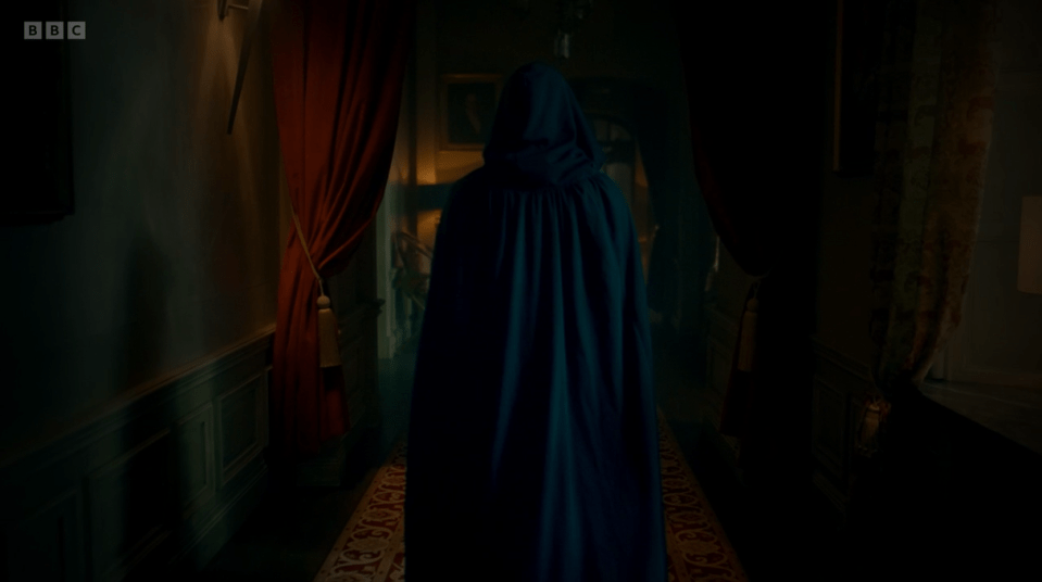 A hooded figure was seen in the final scene