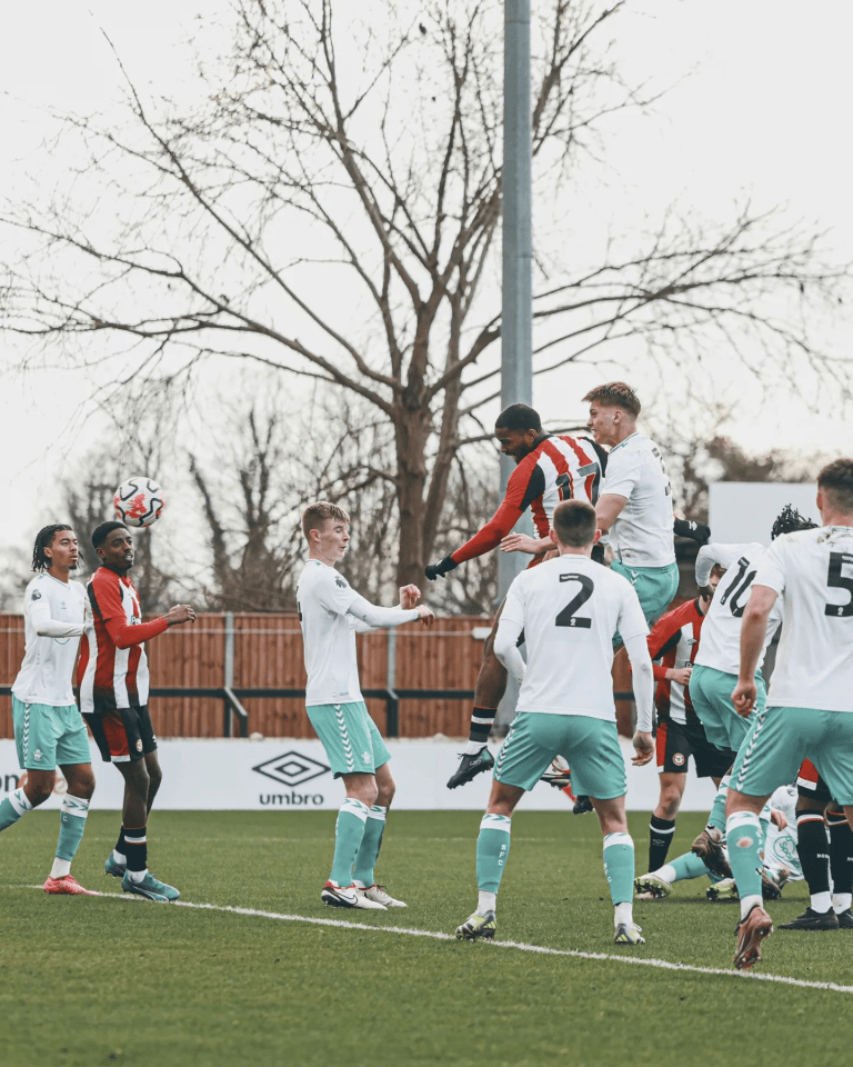 Toney scored a hat-trick for Brentford B against Southampton on Saturday