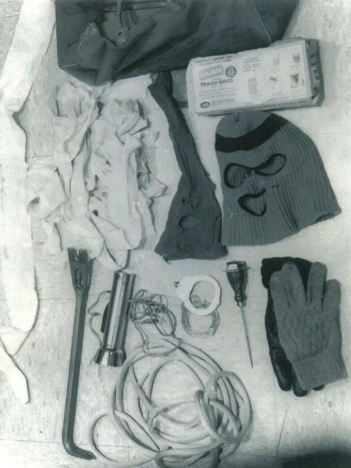 Cops found these items in the back of Bundy’s car