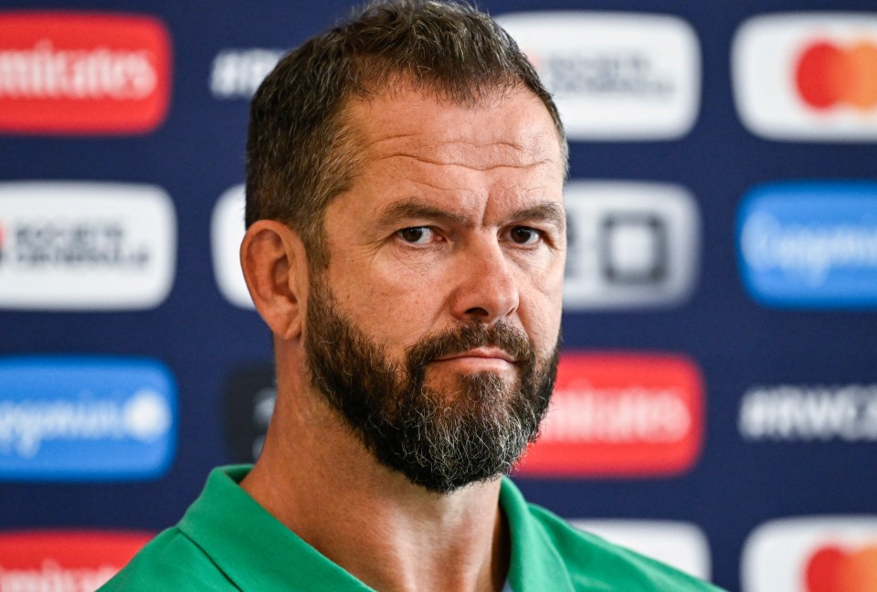 Andy Farrell will lead the British and Irish Lions for the 2025 tour of Australia