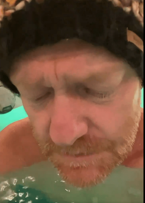 Jake reflected on his journey while in a hot tub on New Year's Eve