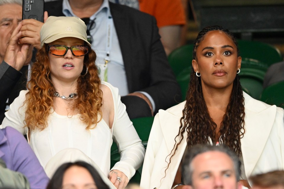 The couple were first spotted together at Wimbledon