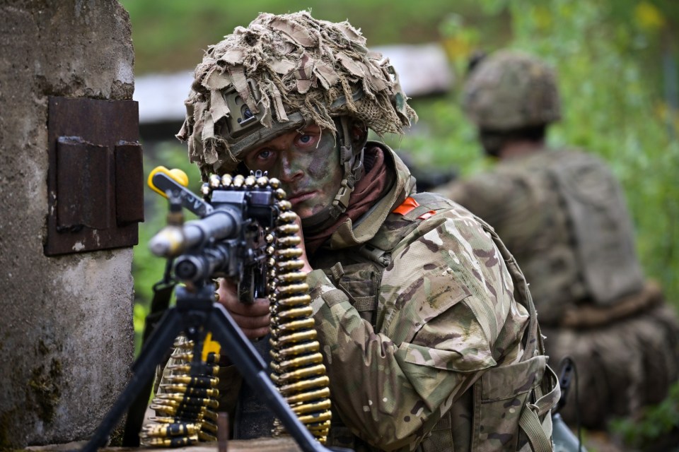 Soldiers from Royal Welsh Battlegroup take part in NATO exercises in Estonia in 2022