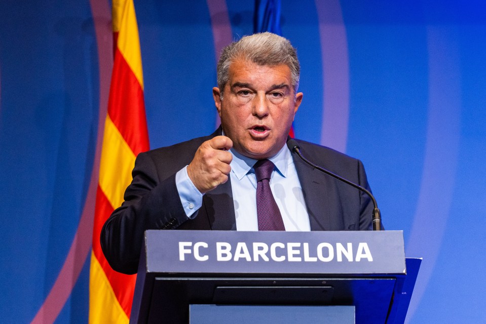 Barcelona president Joan Laporta is desperate for the European Super League to get underway