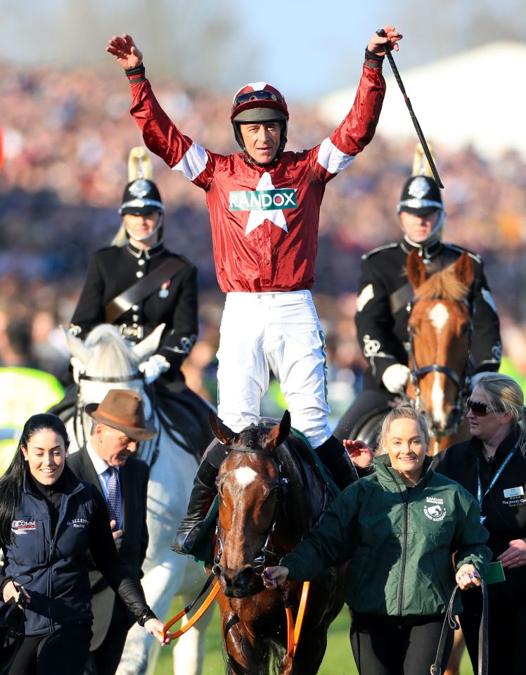 The jockey was no-nonsense in the saddle and famed for winning the Grand National twice