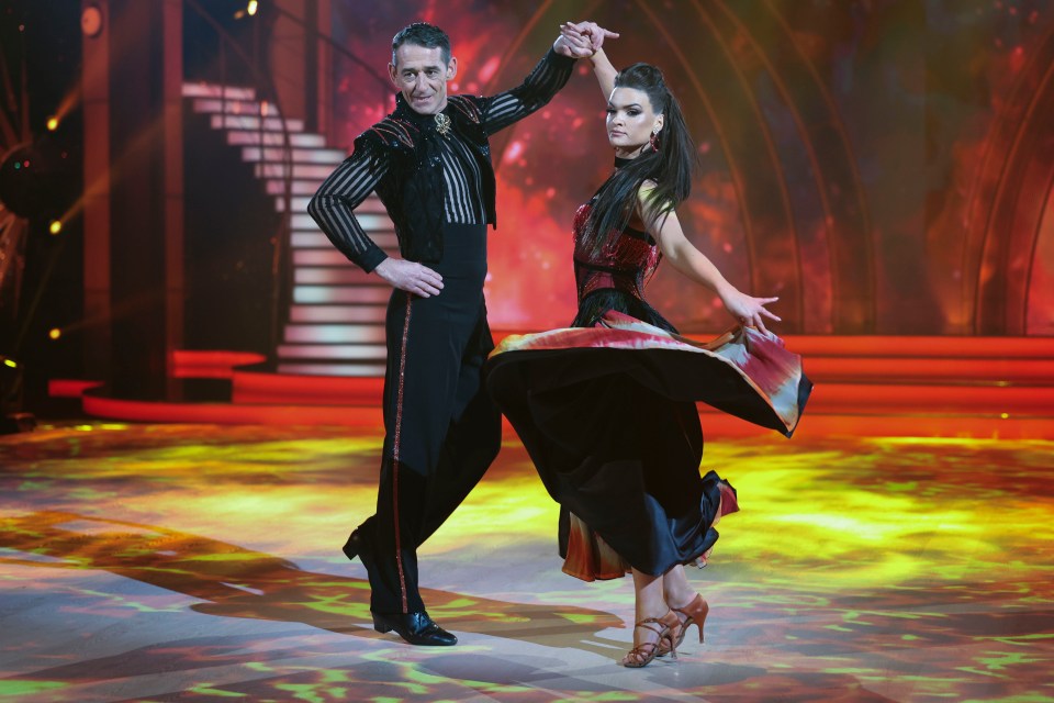 Russell looked the part as he made his debut on Ireland's version of Strictly