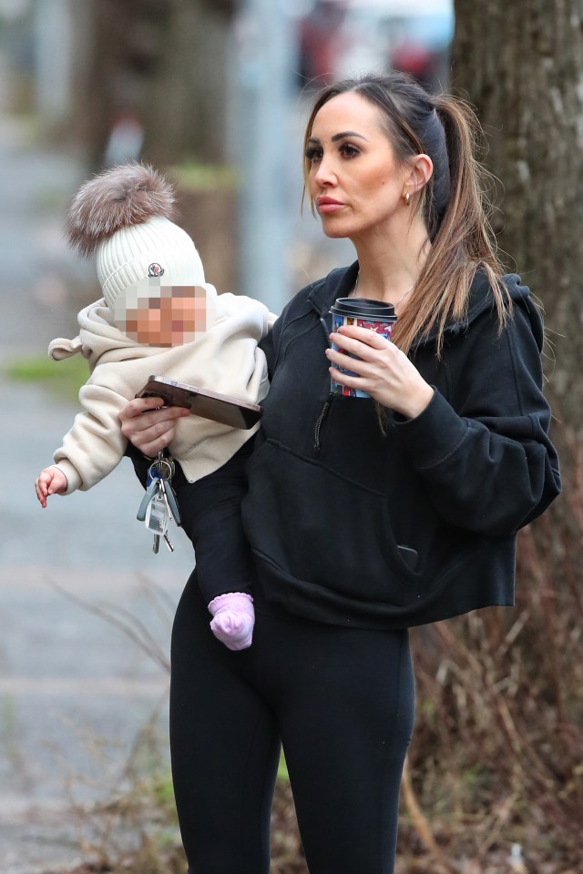 Lauryn Goodman has been seen for the first time since reports that Kyle Walker is the dad of her daughter