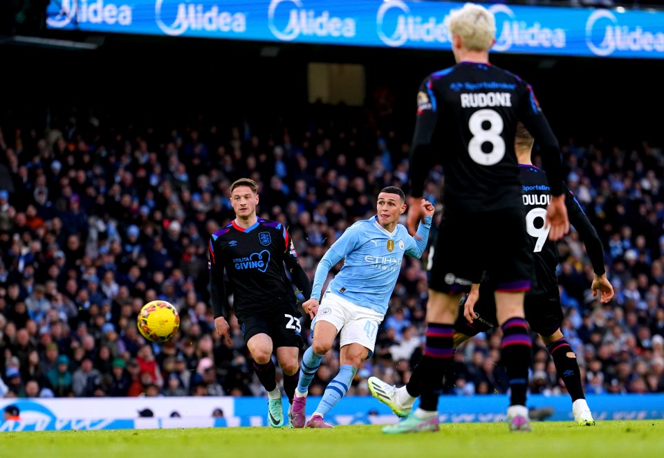 Foden planted home his second and Man City’s fourth goal