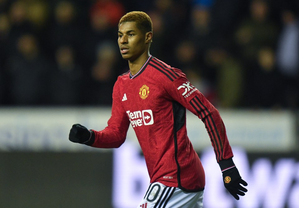 Rashford was dropped from United’s FA Cup squad for their clash with Newport