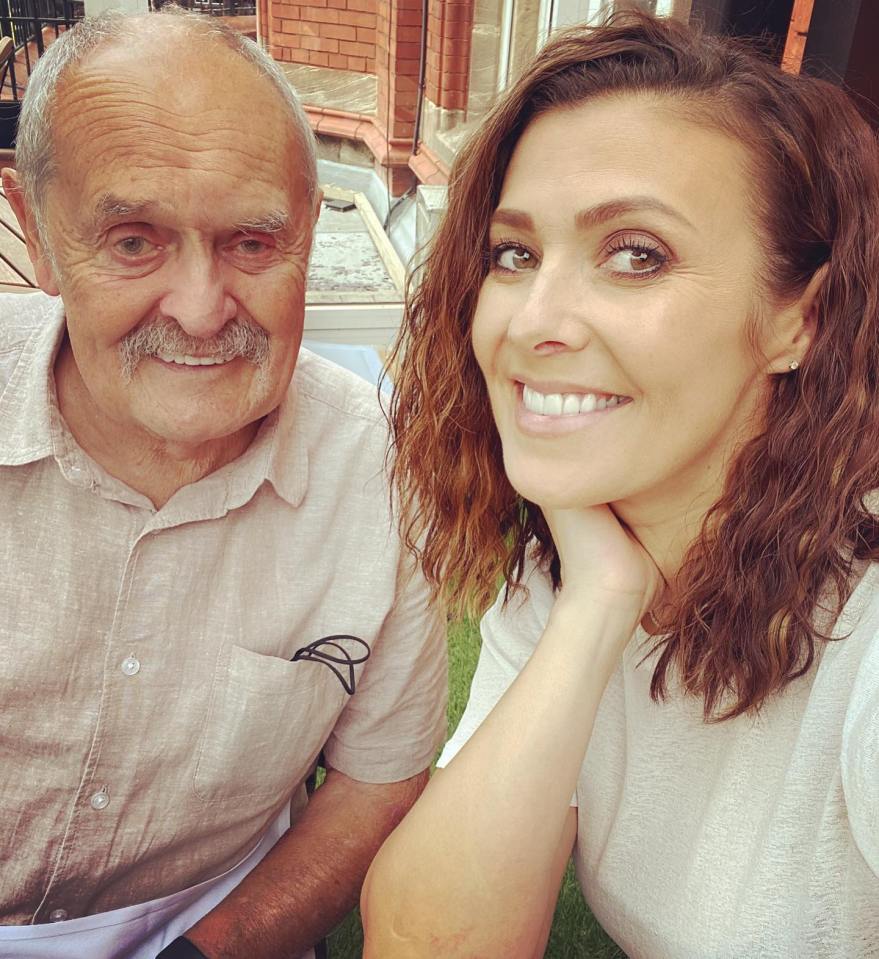 Kym said of her dad on Fathers' Day: 'You tackle everything life throws at you with a smile on your face'