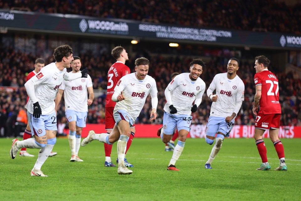 Matty Cash scored a late winner against Chelsea's next opponents, Middlesbrough